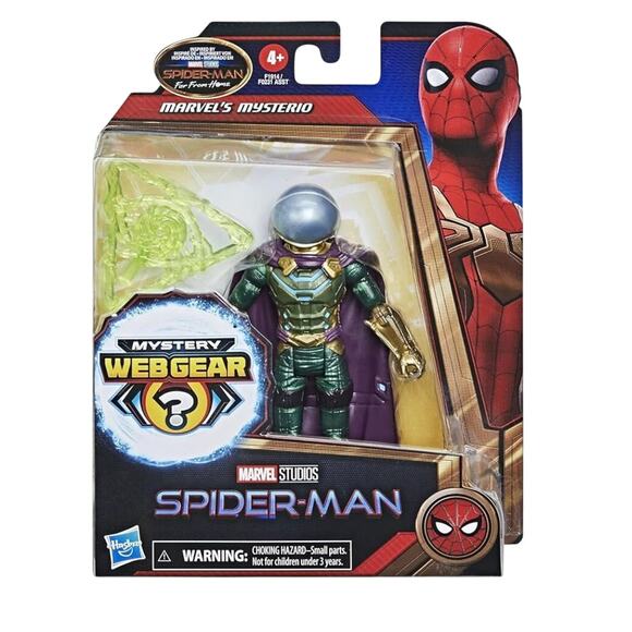 Marvel Spider-Man 6-inch Mystery Web Gear Marvel's Mysterio Action Figure - Picture 5 of 6